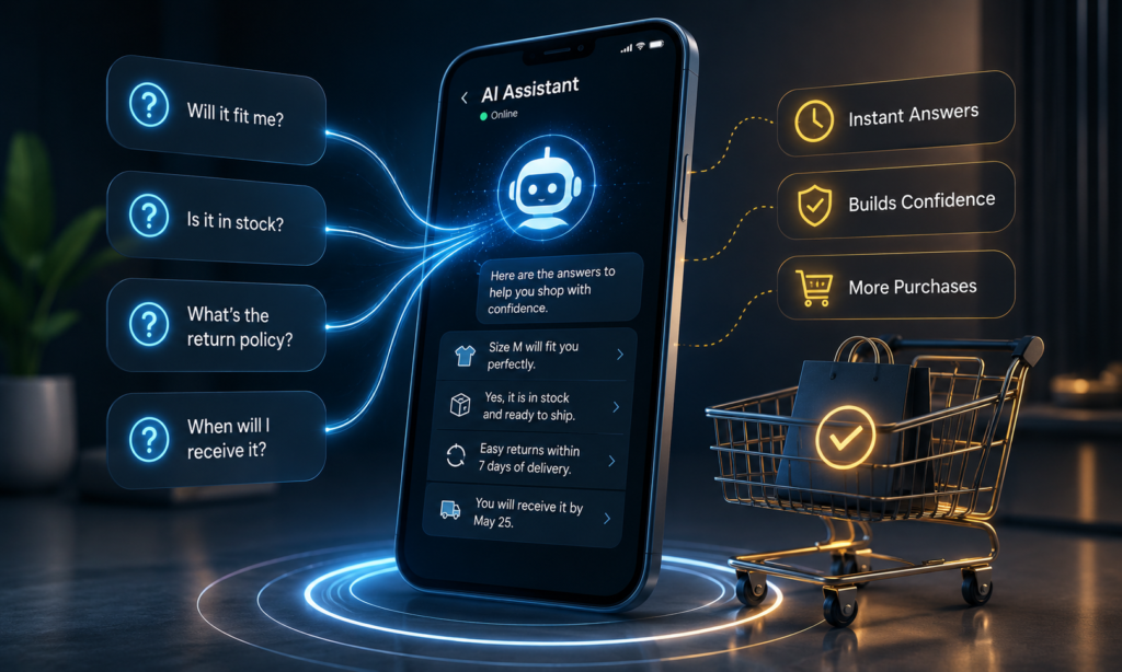 AI removes purchase questions