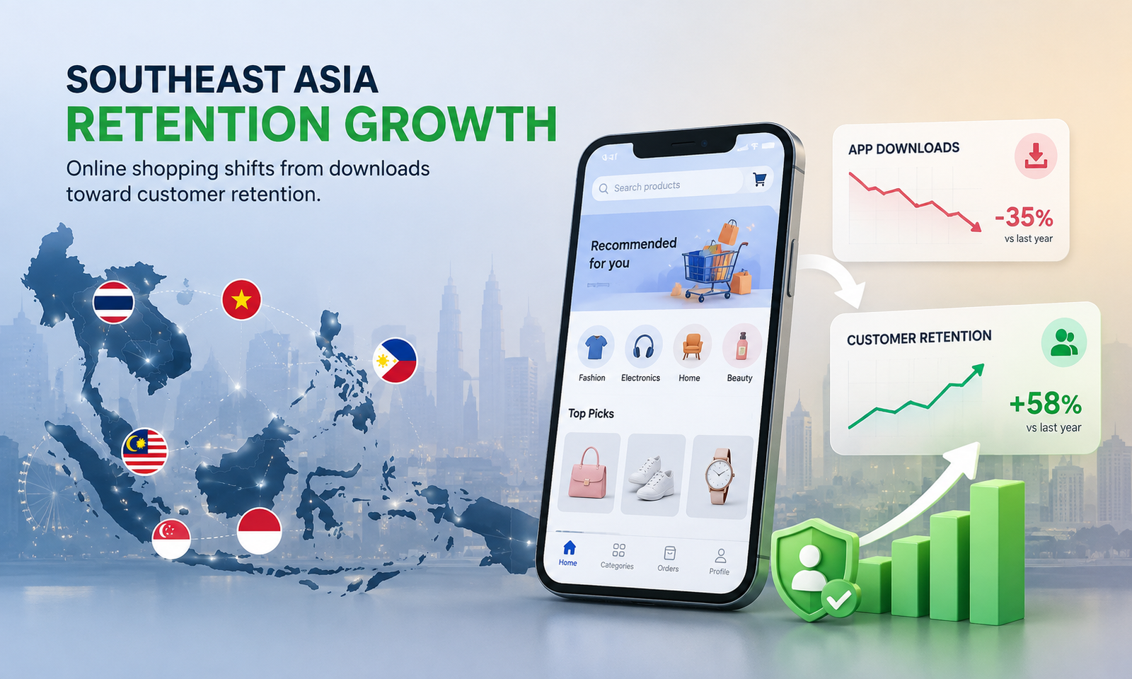 Southeast Asia Retention Growth